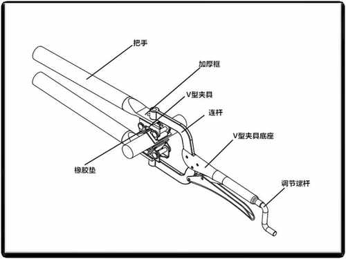 10KV导电杆专用夹持固定装置
